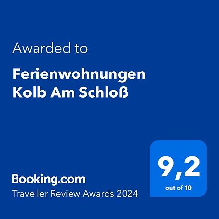 Ferienwohnungen Kolb Am Schloss Bischberg Kültér fotó